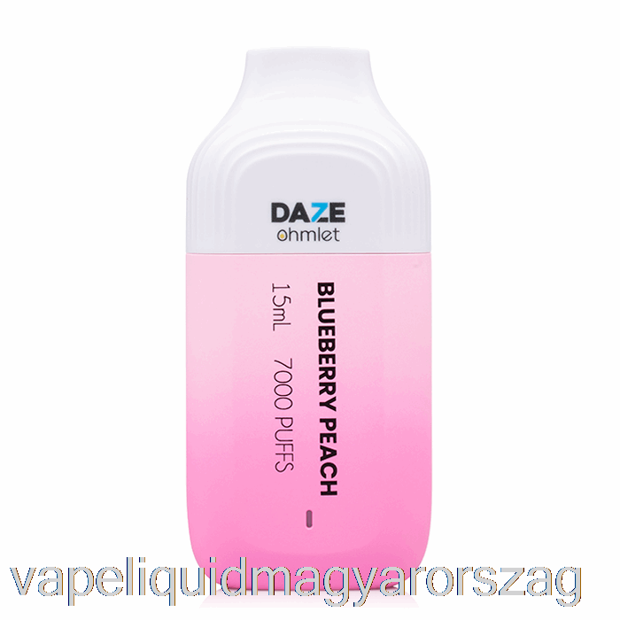 7 Daze Ohmlet 7000 Eldobható áfonyás Barack Vape Folyadék